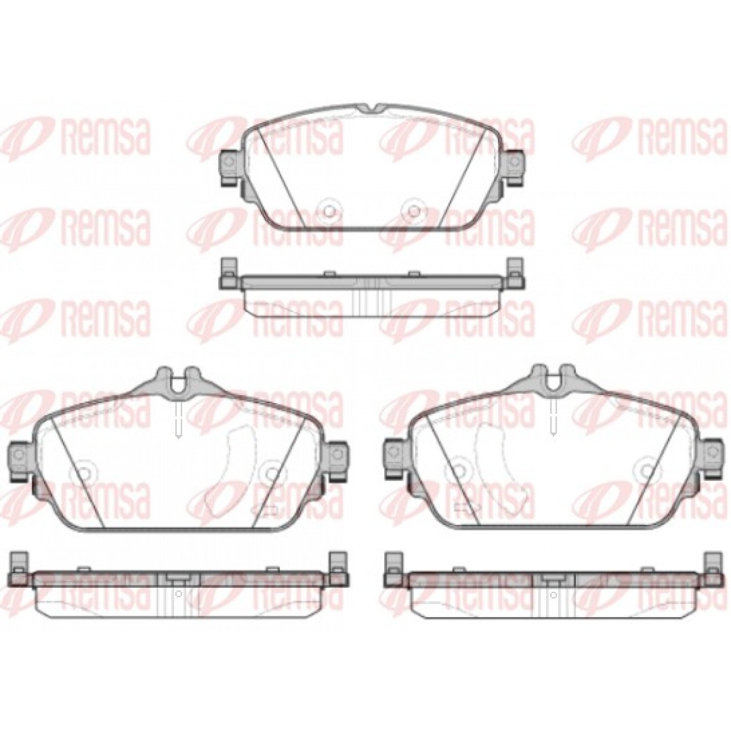 Mercedes-Benz C-Class| E-Class (W213)|C Coupe (C205)|Remsa Brake Pads (1592.08)