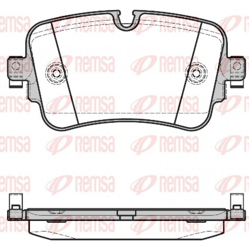 AUDI Q7| AUDI A6 |AUDI A8  Remsa Brake Pads 1668.08