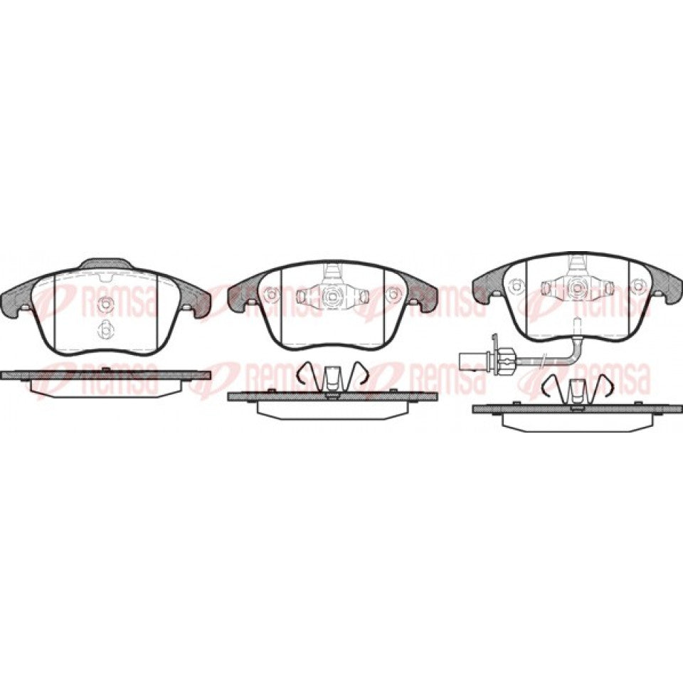 FORD GALAXY| MONDEO AND JAGUAR S Remsa Brake Pads 1219.11