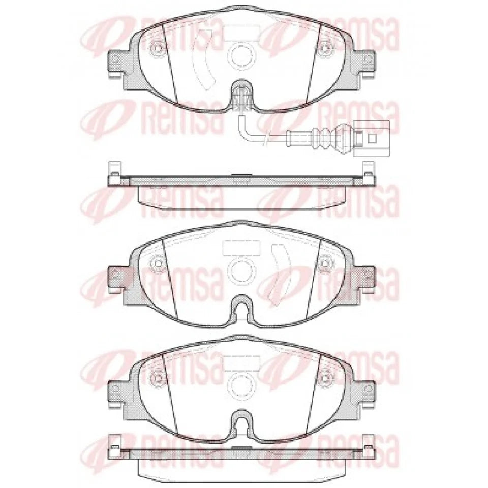 AUDI A3| AUDI A3 Carbio  Remsa Brake Pads 1515.01