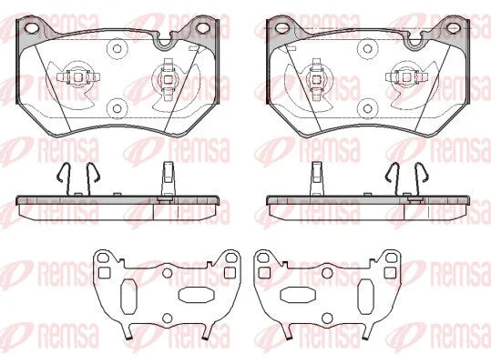 Audi Q5 Remsa Front Brake Pads (1839.10)