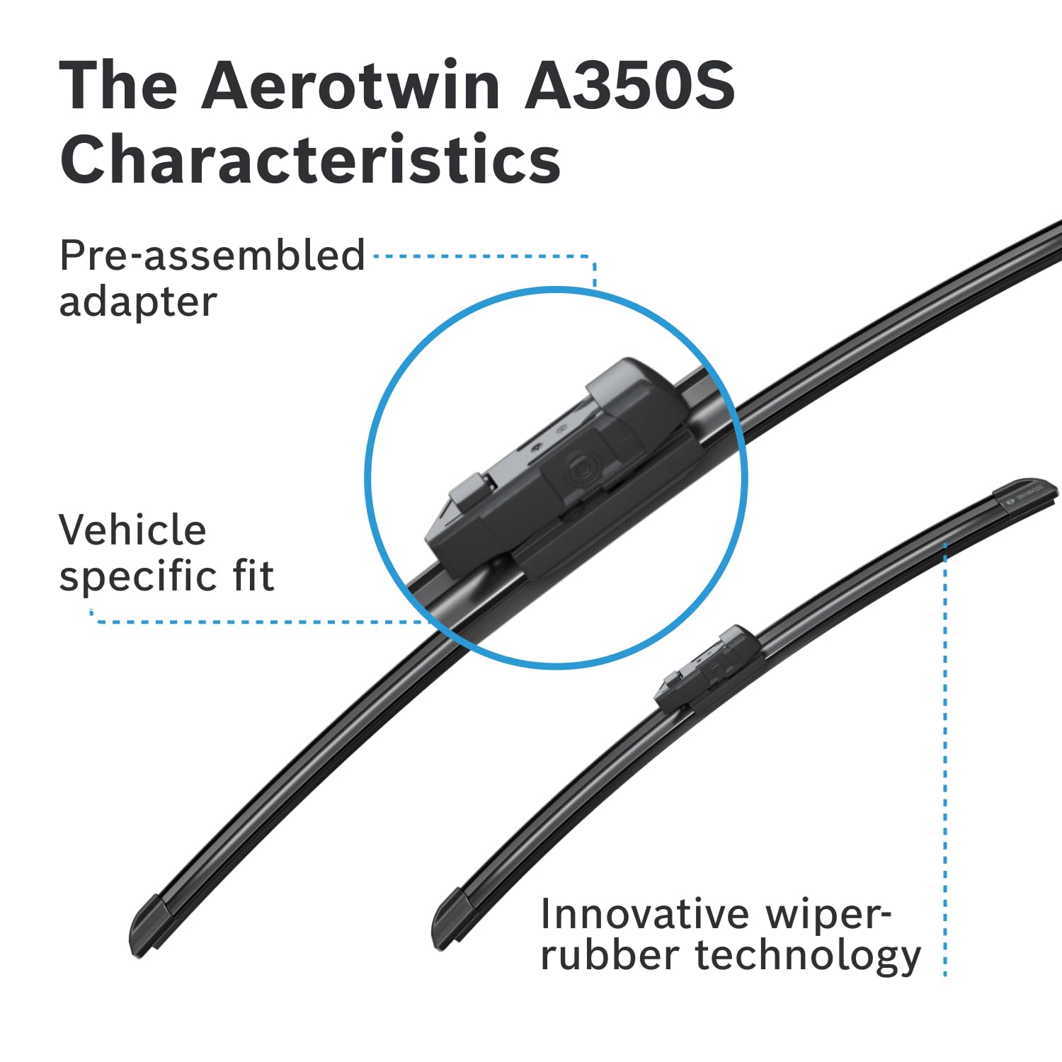 Bosch AeroTwin Wiper Baldes 26" and 16"