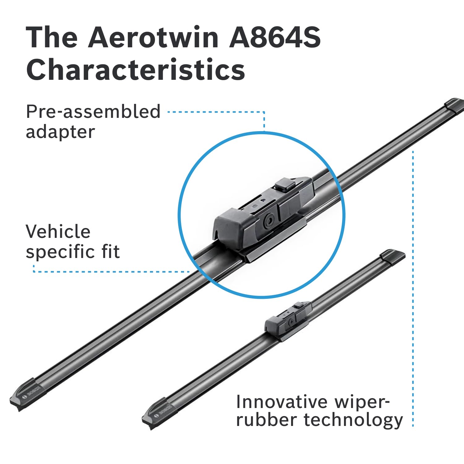Bosch AeroTwin Wiper Baldes 26" and 18"