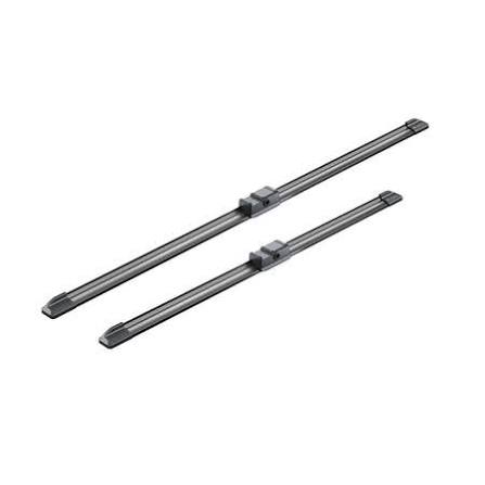 Bosch AeroTwin A937S 24"+19" premium wiper blades for Audi A3, BMW X1/X6, Skoda Octavia & VW Golf/Jetta/Touran/Caddy. Power Protection Plus rubber for silent, streak-free performance.
