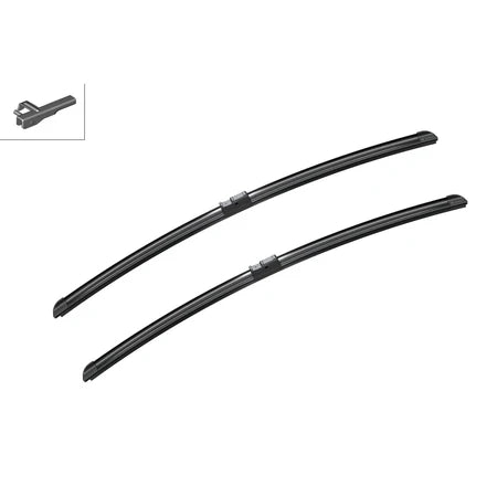 Bosch AeroTwin A949S 26"+26" premium wiper blades for Mercedes-Benz E-Class (W211), CLS (C219) & SL (R230). Power Protection Plus rubber for silent, streak-free performance.
