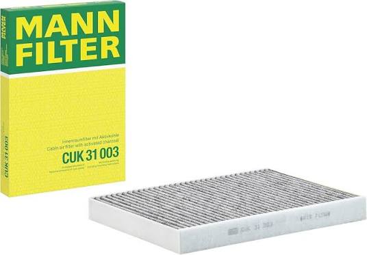 MANN FILTER CUK31003 AC FILTER|  MERCEDES-BENZ