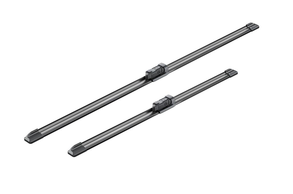 Bosch AeroTwin A310S 26"+19" premium wiper blades for BMW 3/5/7 Series, Ford Mondeo, Land Rover Range Rover Velar, Renault Trafic, Volvo V40 & more. Power Protection Plus rubber for silent, streak-free performance.